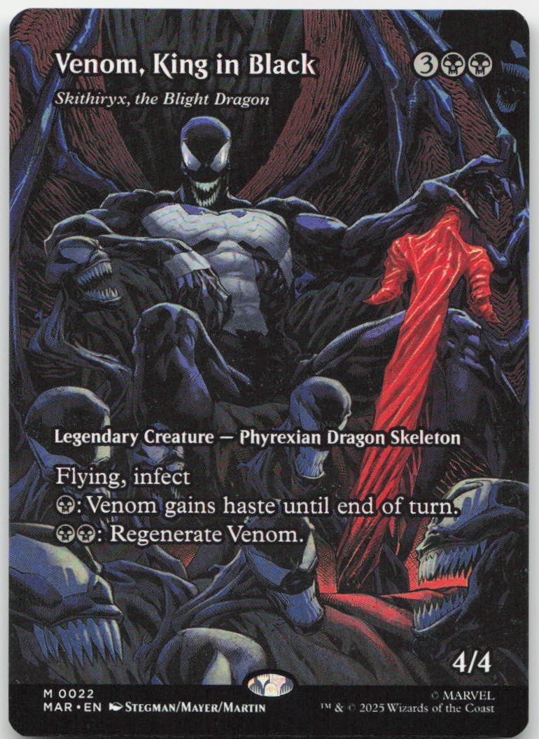 Venom, King in Black - Skithiryx, the Blight Dragon (Borderless) M Marvel Eternal-Legal 22 NM
