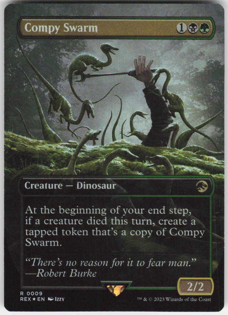 Compy Swarm (Borderless) R Universes Beyond: Jurassic World Collection 9 NM