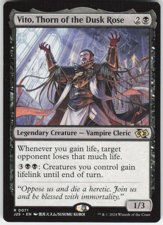 Vito, Thorn of the Dusk Rose (Anime) R Foundations Jumpstart 71 NM