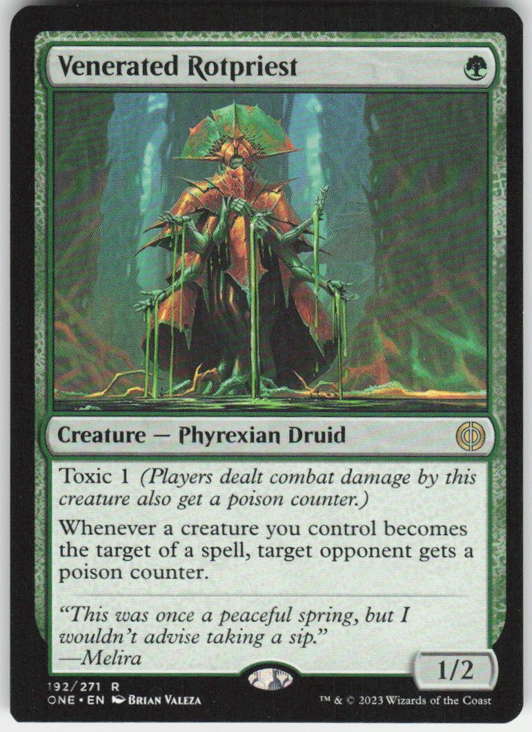 Venerated Rotpriest R Phyrexia: All Will Be One 192 NM