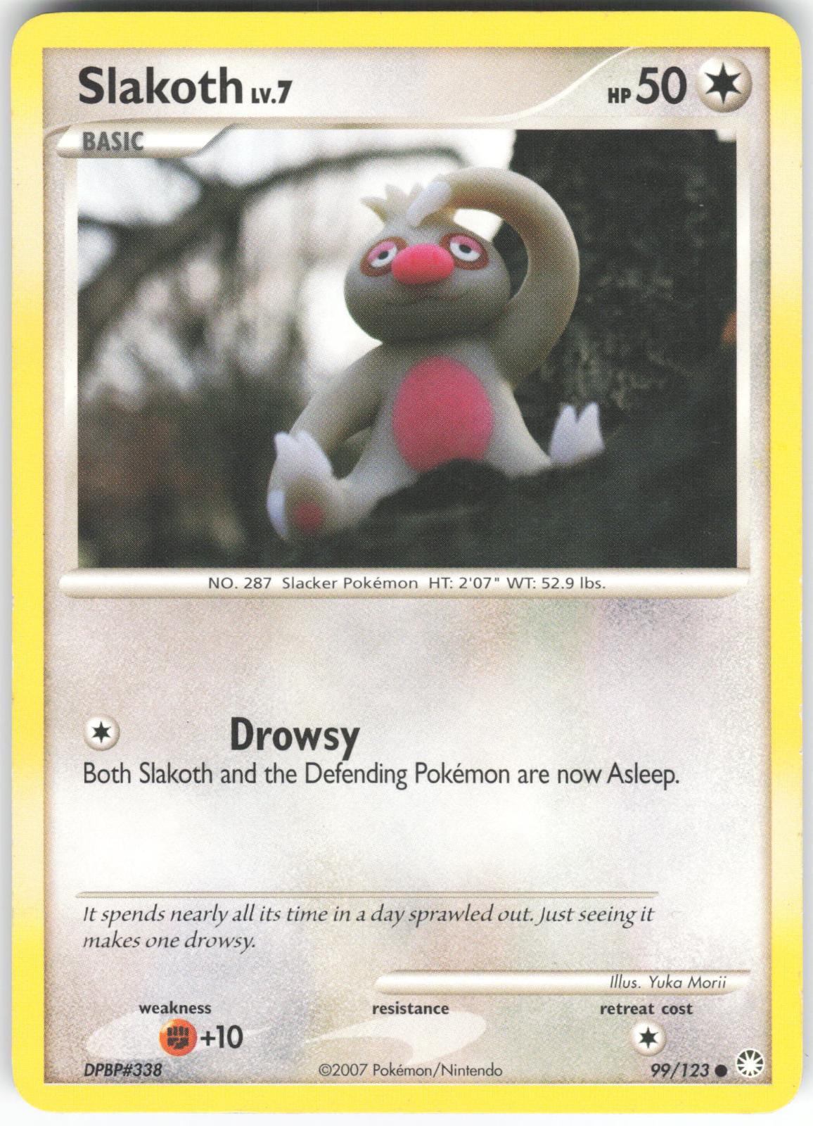 Slakoth 99/123 Common Mysterious Treasures MP