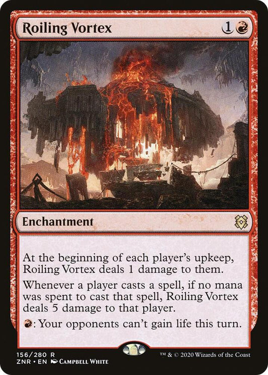 Roiling Vortex 156 Rare Zendikar Rising NM/M