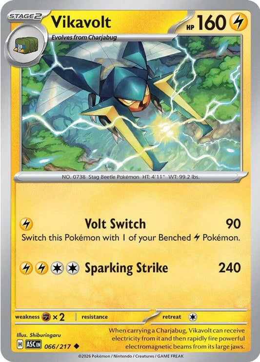 Vikavolt 066/217 Uncommon Ascended Heroes NM/M