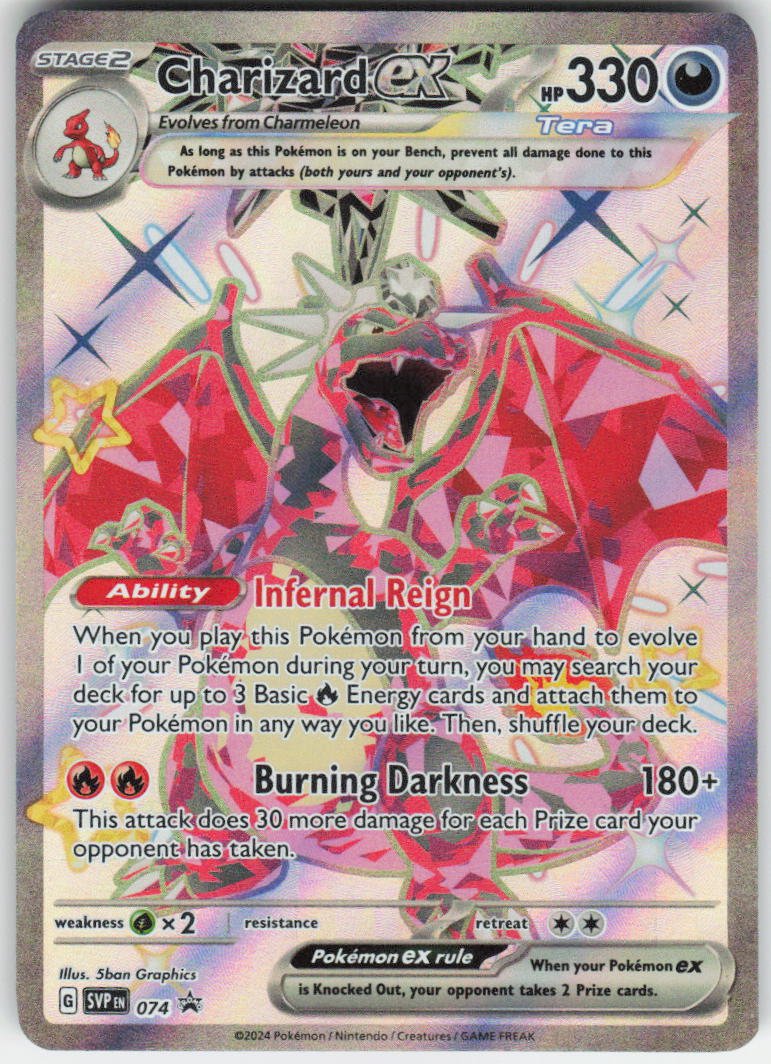 Charizard ex - Promo SV: Scarlet & Violet Promo Cards 074 NM