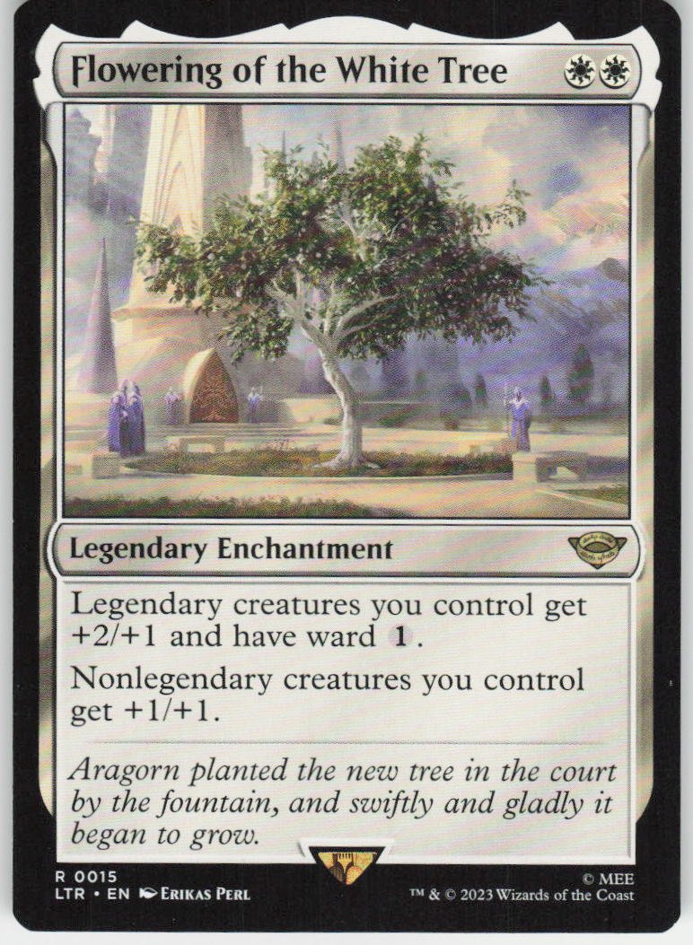 Flowering of the White Tree R Universes Beyond: The Lord of the Rings: Tales of Middle-earth 15 NM