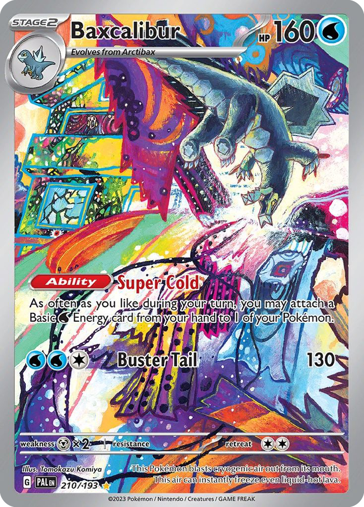 Baxcalibur 210/193 Illustration Rare Paldea Evolved NM/M