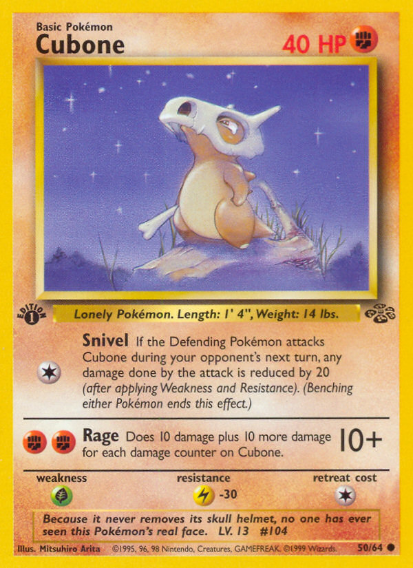 Cubone 50/64 Common Jungle Unlimited NM/M