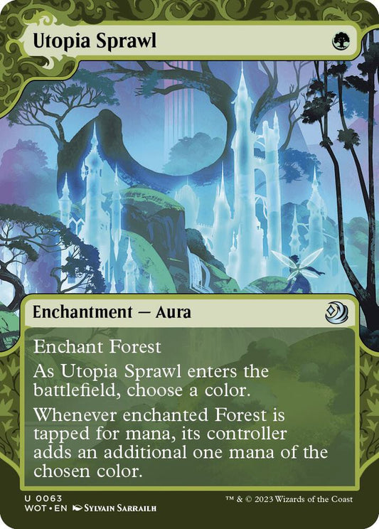 Utopia Sprawl 63 Uncommon Wilds of Eldraine: Enchanting Tales NM/M