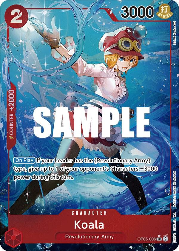Koala (Alternate Art) OP05-006 Super Rare Awakening of the New Era NM/M