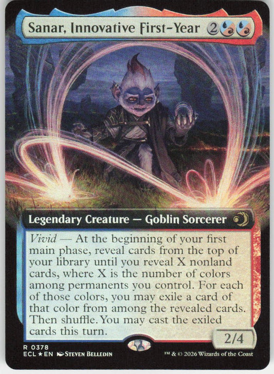 Sanar, Innovative First-Year (Extended Art Foil) R Lorwyn Eclipsed 378 NM