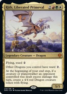 Rith, Liberated Primeval 214 Mythic Dominaria United NM/M