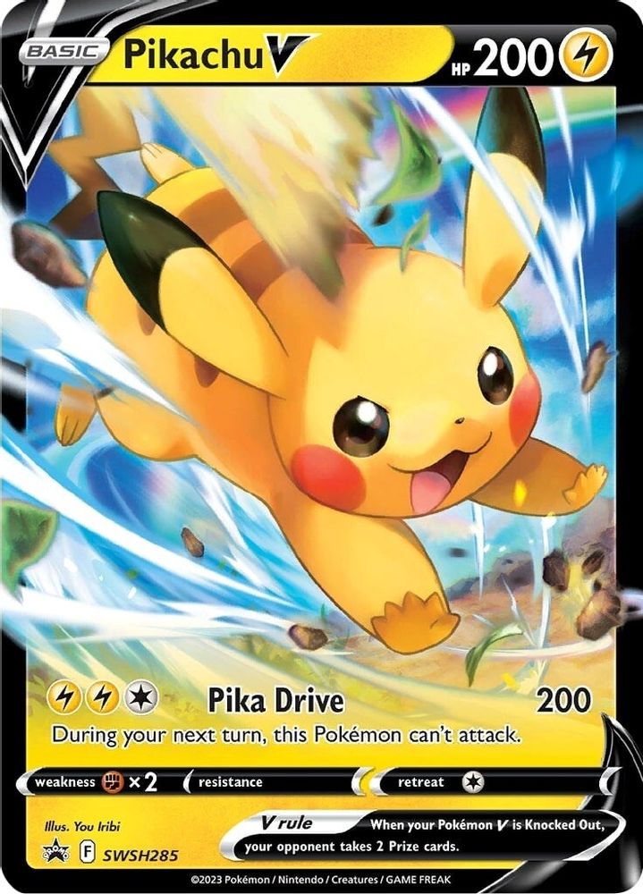 Pikachu V SWSH285 Promo Sword & Shield Promo Holo NM/M