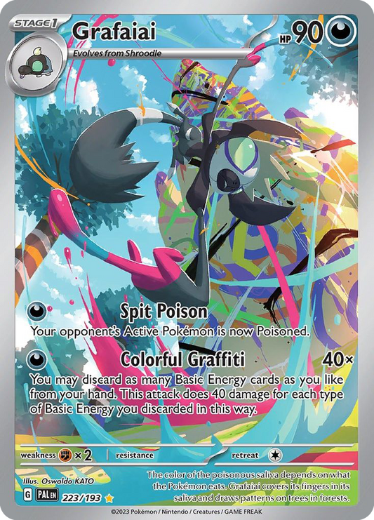 Grafaiai 223/193 Illustration Rare Paldea Evolved NM/M