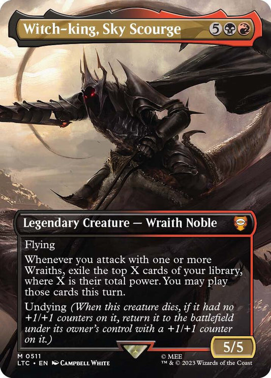 Witch-king, Sky Scourge (Borderless) 511 Commander: The Lord of the Rings: Tales of Middle-earth NM/M