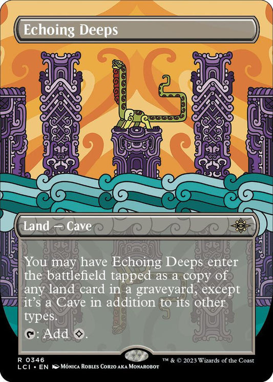 Echoing Deeps (Borderless) 346 Rare The Lost Caverns of Ixalan NM/M