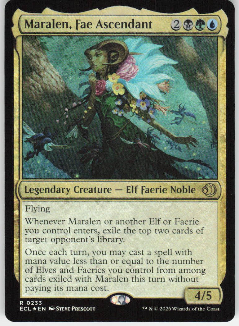 Maralen, Fae Ascendant (Foil) R Lorwyn Eclipsed 233 NM
