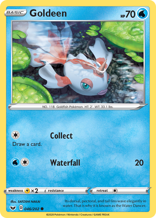 Goldeen 046/202 Common Sword & Shield NM/M