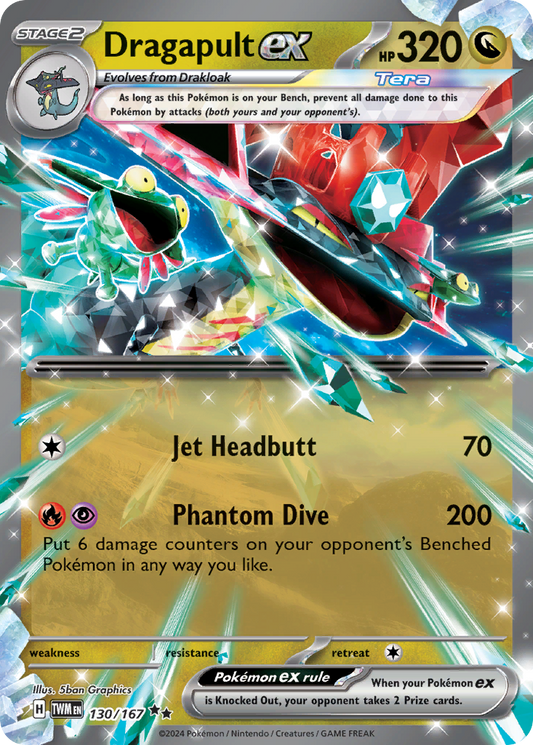 Dragapult ex 130/167 Double Rare Twilight Masquerade NM/M