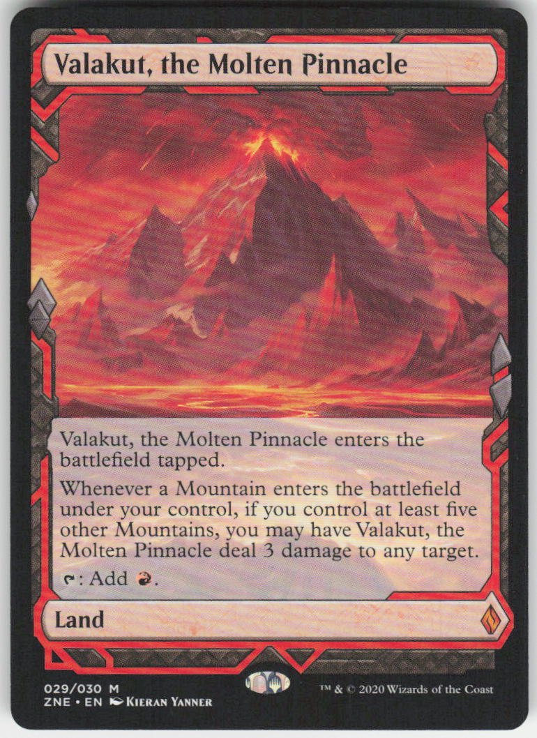 Valakut, the Molten Pinnacle M Zendikar Rising Expeditions 29 NM