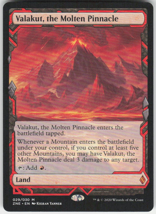 Valakut, the Molten Pinnacle M Zendikar Rising Expeditions 29 NM