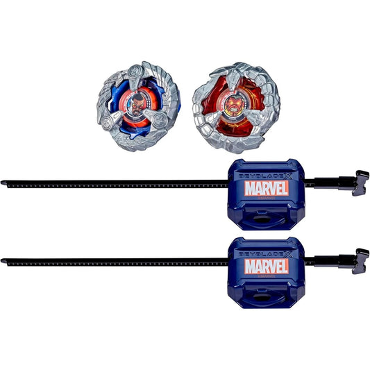 Beyblade X Marvel Captain America 4-70GB vs Red Hulk 1-80R Multipack Set