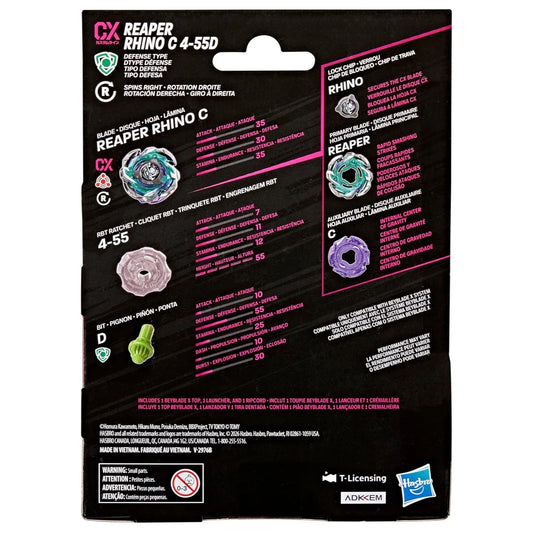 Beyblade X Reaper Rhino C 4-55D CX Starter Pack