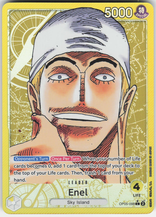 Enel (098) (Alternate Art) L Awakening of the New Era OP05-098 NM