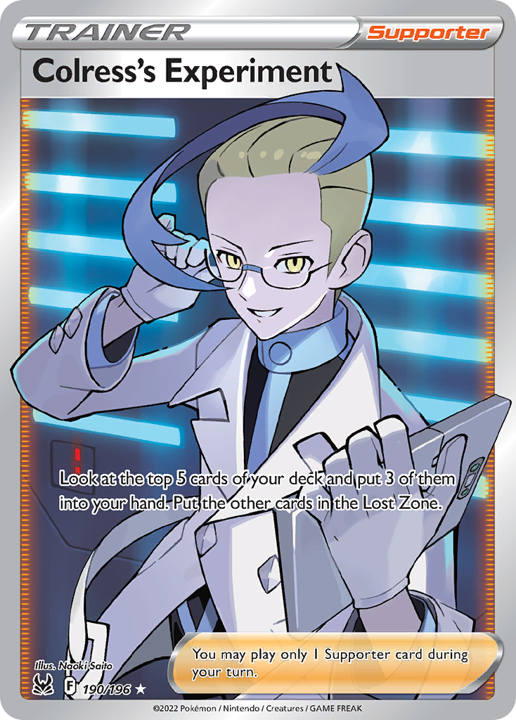 Colress's Experiment 190/196 Ultra Rare Lost Origin NM/M