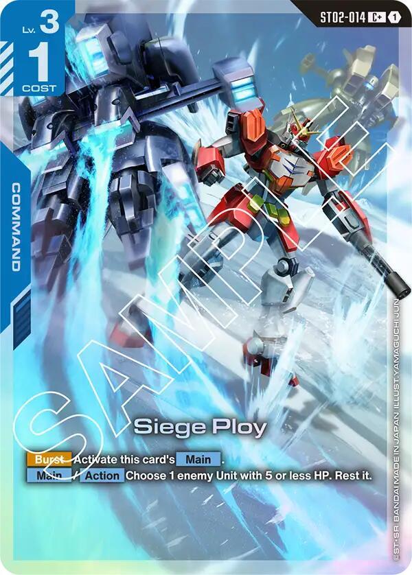 Siege Ploy (C+) ST02-014 C+ Starter Deck 02: Wings of Advance NM/M