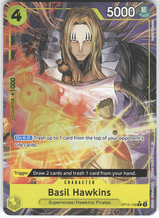 Basil Hawkins - (Alternate Art) R Premium Booster -The Best- Vol. 2 OP10-109 NM