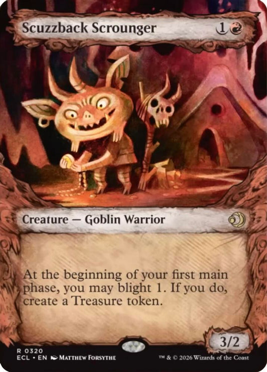 Scuzzback Scrounger (Showcase) 320 Rare Lorwyn Eclipsed NM/M