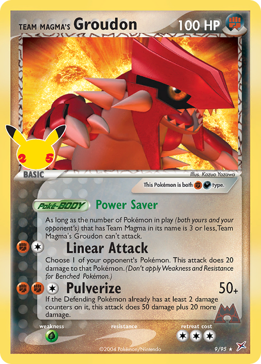 Team Magma's Groudon 9/95 Celebrations: Classic Collection NM/M