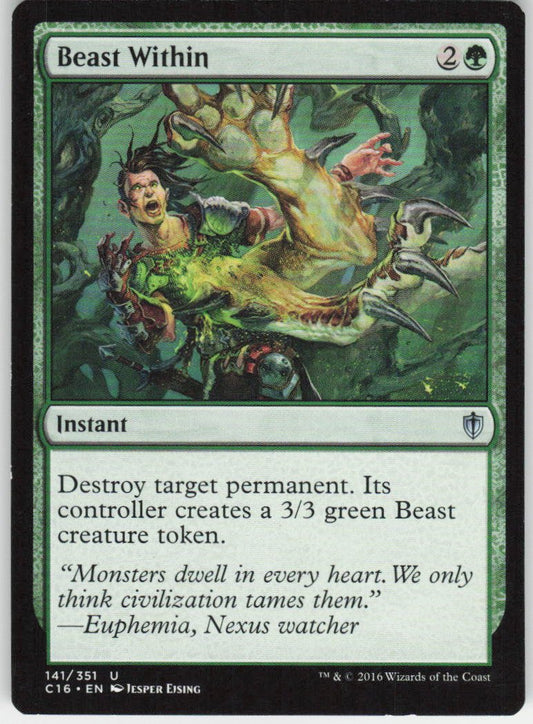 Beast Within U Commander 2016 141 NM