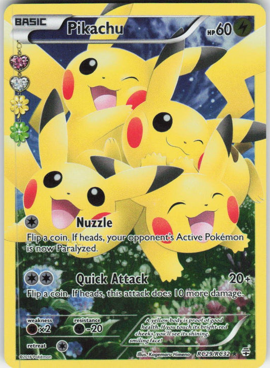 Pikachu (Full Art) Ultra Rare Generations: Radiant Collection RC29/RC32 LP