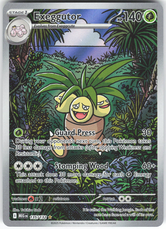 Exeggutor - Illustration Rare ME01: Mega Evolution 135/132 NM