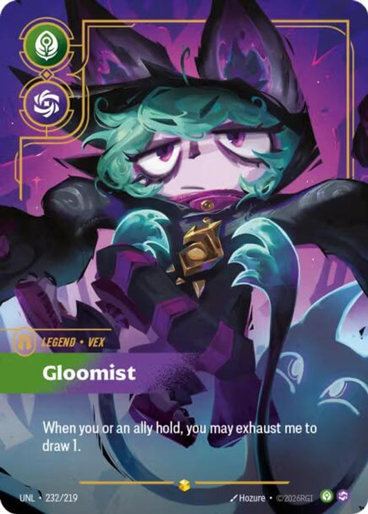 Vex - Gloomist (Overnumbered) 232/219 Showcase Unleashed NM/M