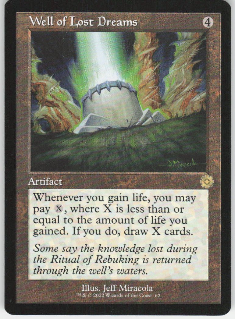 Well of Lost Dreams R The Brothers' War: Retro Frame Artifacts 62 NM