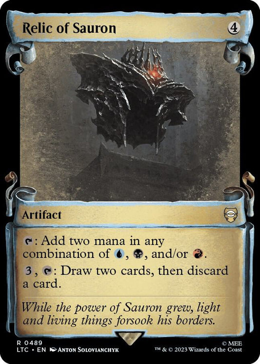 Relic of Sauron (Showcase Scrolls) 489 Commander: The Lord of the Rings: Tales of Middle-earth NM/M