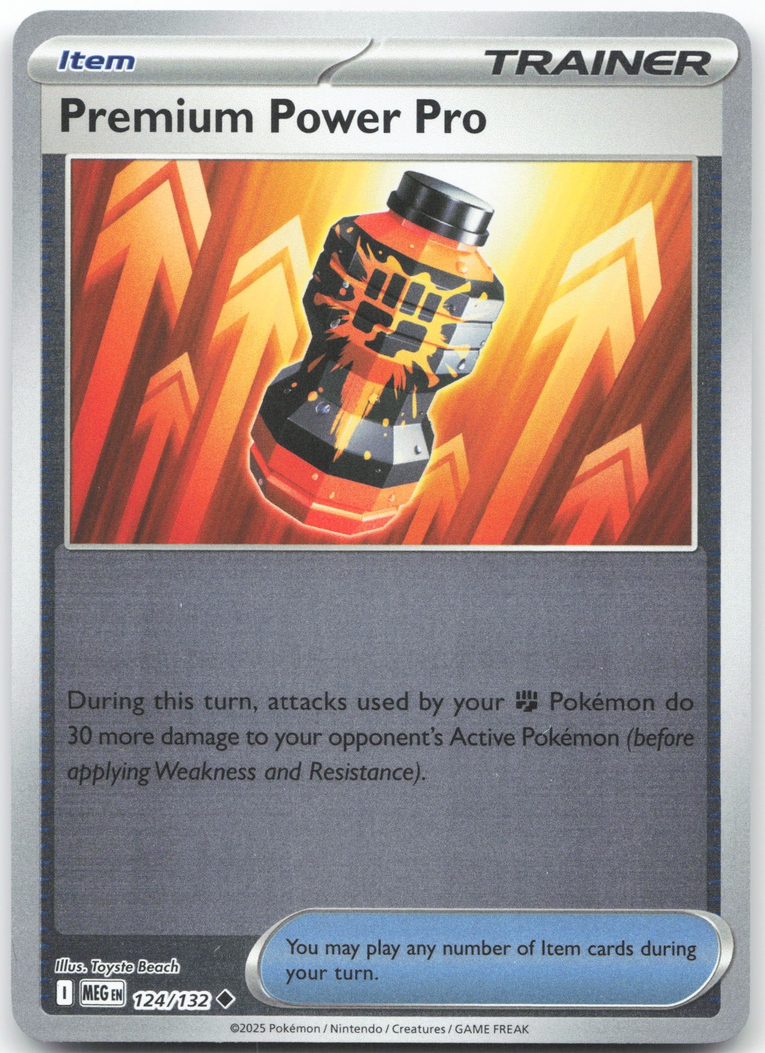 Premium Power Pro - Uncommon ME01: Mega Evolution 124/132 NM
