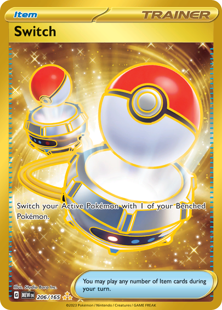 Switch 206/165 Hyper Rare 151 NM/M