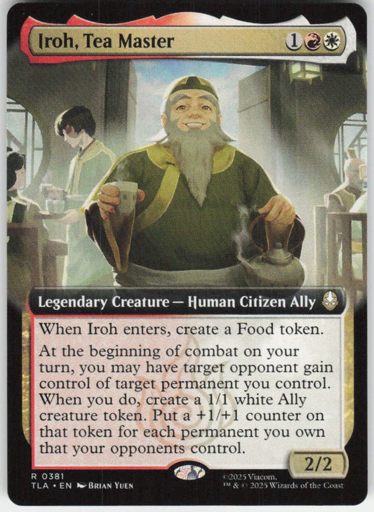 Iroh, Tea Master (Extended Art) R Avatar: The Last Airbender 381 NM