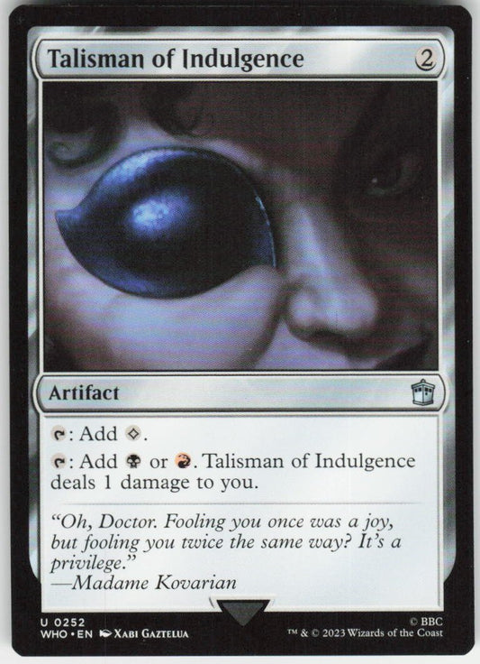 Talisman of Indulgence U Universes Beyond: Doctor Who 252 NM
