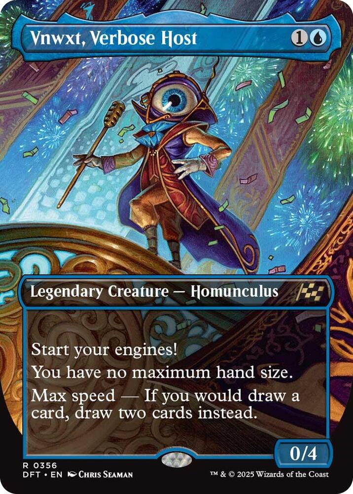 Vnwxt, Verbose Host (Borderless) 356 Rare Aetherdrift NM/M