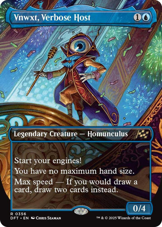 Vnwxt, Verbose Host (Borderless) 356 Rare Aetherdrift NM/M