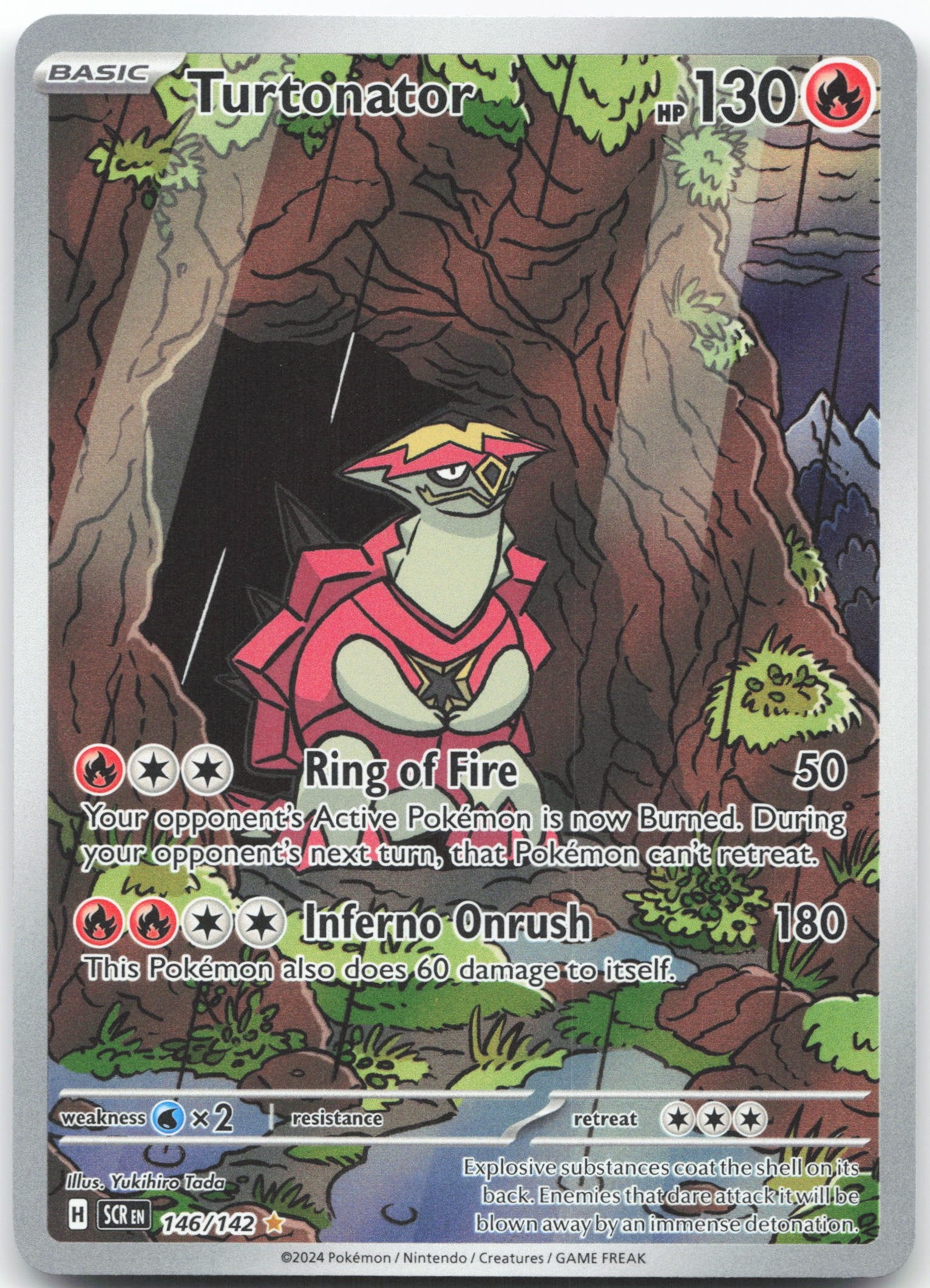 Turtonator - Illustration Rare SV07: Stellar Crown 146/142 NM
