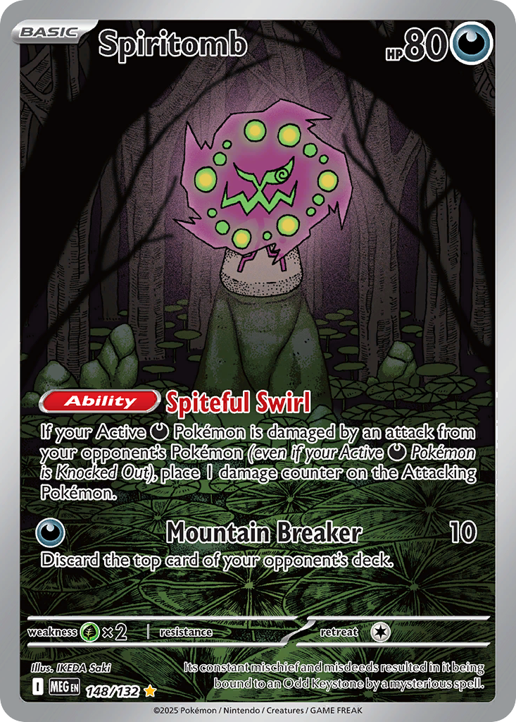 Spiritomb 148/132 Illustration Rare Mega Evolution NM/M
