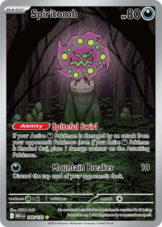 Spiritomb 148/132 Illustration Rare Mega Evolution NM/M