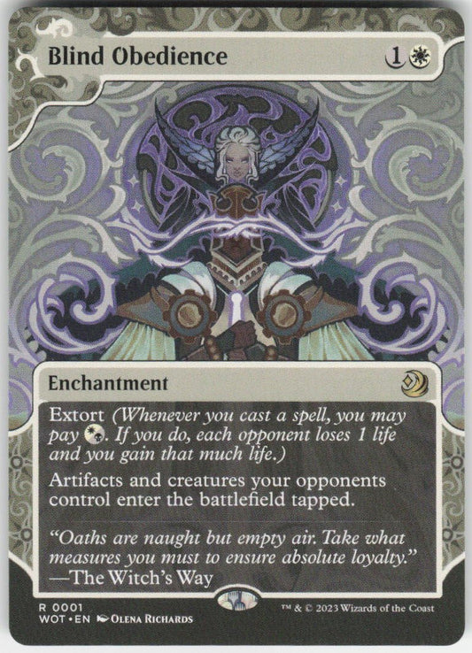 Blind Obedience R Wilds of Eldraine: Enchanting Tales 1 NM
