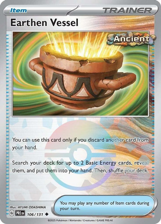 Earthen Vessel (Poke Ball Pattern) 106/131 Prismatic Evolutions Holo NM/M