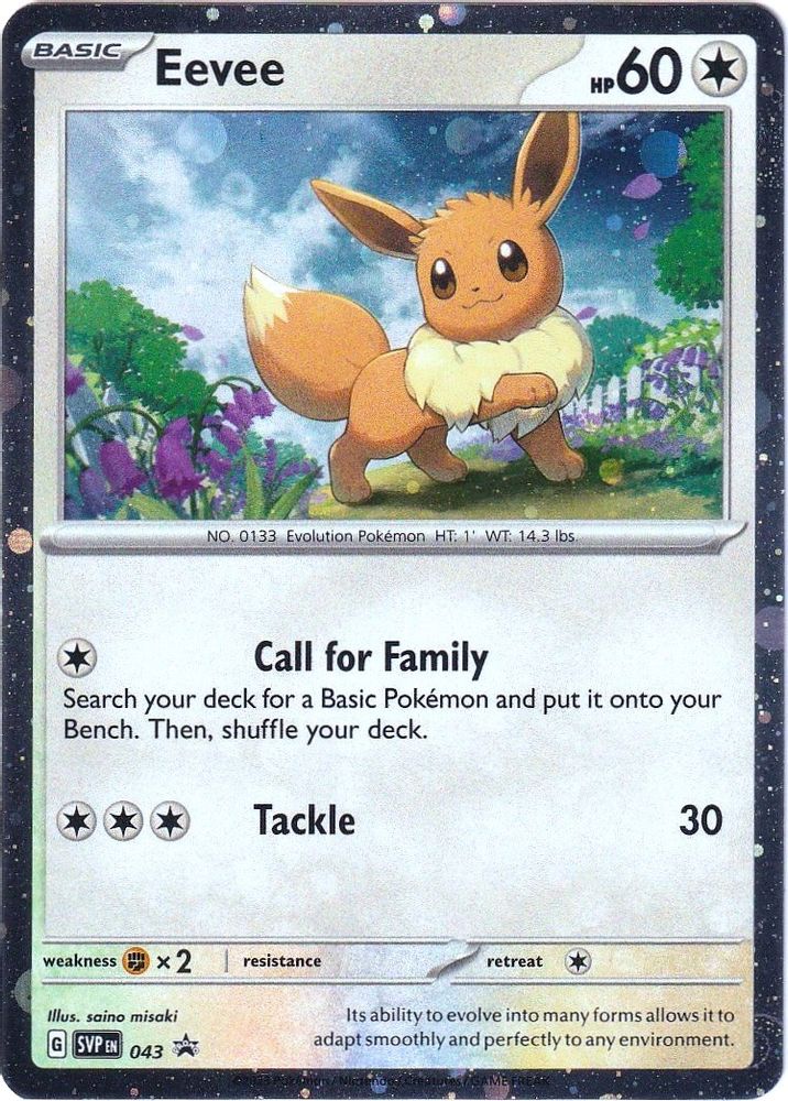 Eevee 043 Promo Scarlet & Violet Promo Holo NM/M